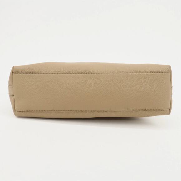 💎✨Authentic✨💎GUCCI Interlocking G Leather Shoulder Bag Beige - Picture 9 of 13